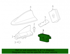 RADIO ANTENNA SUPPRESSION FILTER MODULE COMPUTER BMW 335i e92 07-13