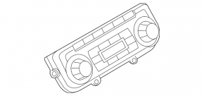 Управление климат-контролем VW CC 08-17