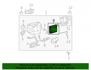 Evaporator Toyota Prius 2004-2009