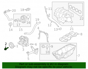 Болт шкива коленвала Ford Escape 13-19