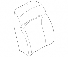 Пассажирское сидение Subaru Impreza 17-23 без airbag, ткань беж
