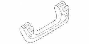 Ручка потолка задняя левая Audi A3 8V 15-16 4d серая