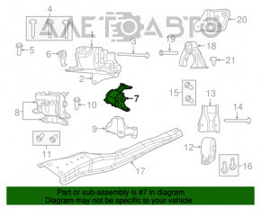Suport motor stânga Jeep Compass 11-16 2.0 cutie manuală