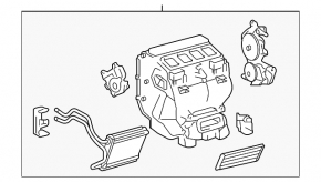 Arzătorul complet pentru Toyota Avalon 13-18 hibrid