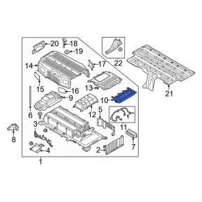MODUL DE CONTROL AL BATERIEI HIBRIDE Ford C-max MK2 13-18