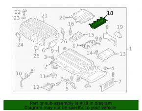 MODUL DE CONTROL AL BATERIEI HIBRIDE Ford C-max MK2 13-18
