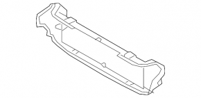 Deflector superior radiator pentru Jaguar E-Pace 21-23 2.0 hybrid