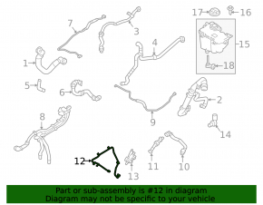 Furtun de răcire Land Rover Range Rover Velar 18-26 2.0T