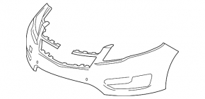 Бампер передний голый Chevrolet Volt 11-15