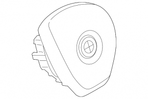 Подушка безопасности airbag в руль водительская BMW X3 F25 11-17 черная, Sport