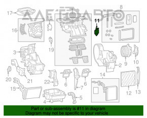 TEMPERATURE CLIMATE CONTROL MODULE Dodge Dart 13-16