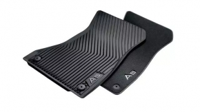 Комплект ковриков салона ткань 4шт Audi A5 F5 18-25 5D черная с надписью A5