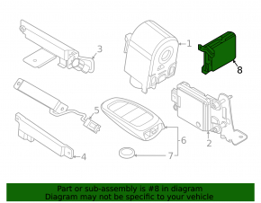 Блок авторизации Digital Key Hyundai Sonata 20-23