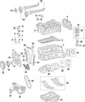 Поршень Mercedes GLC 300 16-19 h:52.5 d:83.0