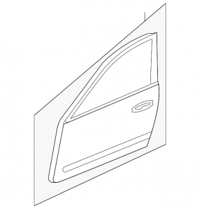 Дверь голая передняя левая Infiniti G25 G35 G37 4d 06-15