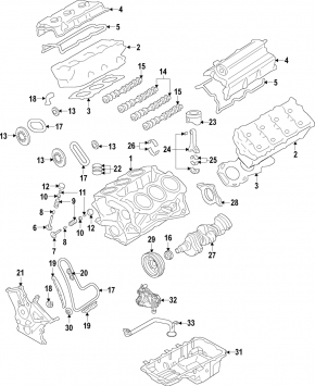 Шестерня распредвала впуск Ford Explorer 16-19 3.5 T35PDED