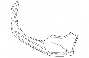 Bara față goală Mazda CX-9 16- fără senzori de parcare