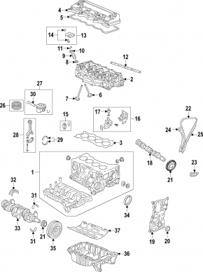 Arbore cotit Honda HR-V 16-22
