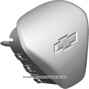 Подушка безопасности airbag в руль водительская Chevrolet Bolt 17-21