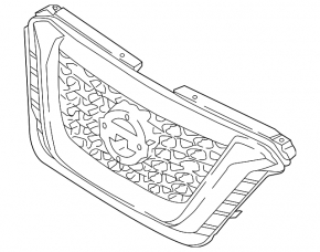 Grila radiator Nissan Kicks 18-
