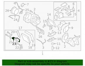 Клапан печки кондиционера Infiniti QX56 QX80 11-18