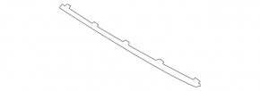 Ornament central bară față Mercedes X167 GLS 450 20-26 structură, zgârieturi