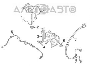 ABS АБС Mazda CX-9 16-17 с адаптивным круизом