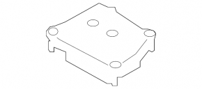 Подушка КПП Audi A6 04-11 3.0, 4.2, 5.2