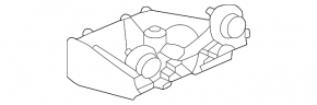 Кронштейн блока ABS Hyundai Santa FE 19-20
