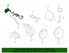 Antenna Assembly Subaru Forester 19-24 SK