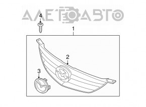 Решетка радиатора grill Mazda6 03-05