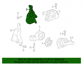 Подушка акпп передняя Chevrolet Impala 14-20 2.5