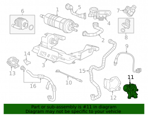 Воздушный насос Chevrolet Volt 11-15