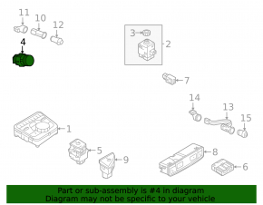 Кнопка start/stop Audi A4 B9 17-25 хром