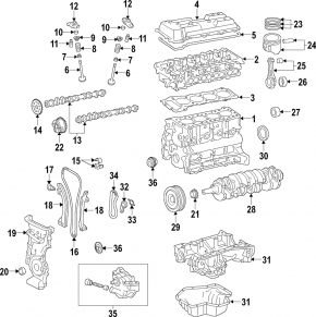 Piston LEXUS CT 200H 11-17