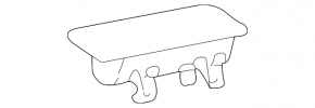 Подушка безопасности airbag пассажирская в торпеде Toyota Camry v30 2.4