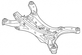 Подрамник задний Mazda 6 14-17