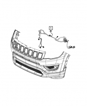 Проводка телевизора Jeep Compass 22-22