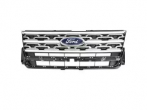 Решетка радиатора grill Ford Explorer 18-19 рест хром