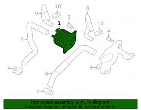 Масляный охладитель АКПП Subaru Outback 15-19