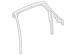 Garnitura sticla spate dreapta Audi A6 C7 12-18