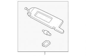Козырек правый Toyota Solara 2.4 04-08
