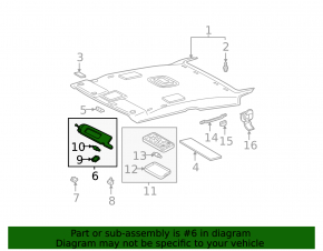 Козырек правый Toyota Solara 2.4 04-08