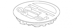 Поддон багажника круглый Honda HR-V 16-22