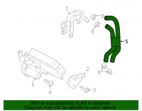 Furtun sistem de răcire Audi A4 B9 17-25 2.0T