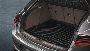 Ковер багажника резина Porsche Macan 15-20 черная