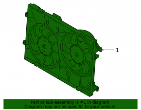 Difuzorul capacului radiatorului gol Mazda6 09-13 2.5