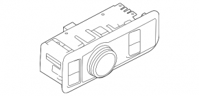 Controlul luminii fără PTF Ford Escape MK4 20-