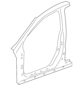 Стойка кузова центральная левая Honda CRV 15-16