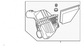 Корпус воздушного фильтра BMW 5 F10 12-16 2.0T